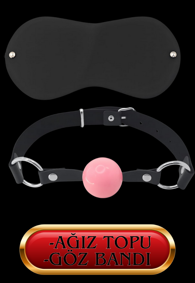 8 Parça Fantazi Seti | Peluş İç Yüzeyli Kelepçe, Zincirli   Maske, Kırbaç ve Aksesuarlar