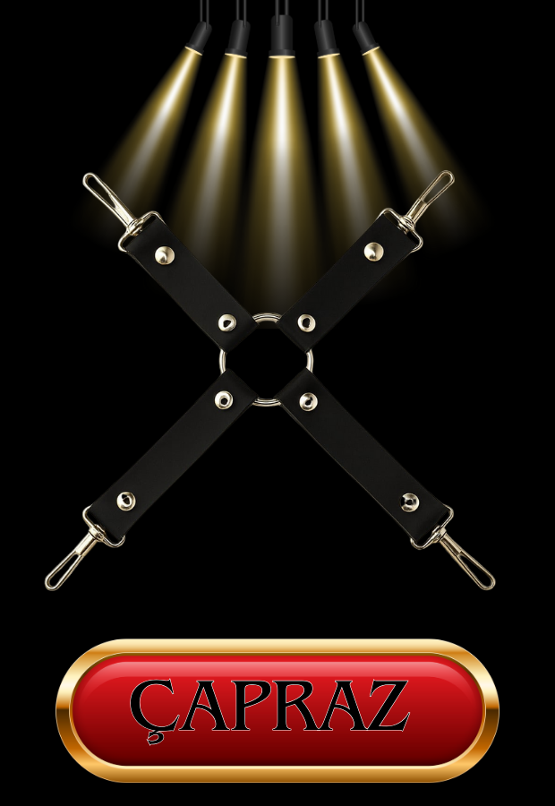 8 Parça Fantazi Seti | Kırmızı Siyah Peluş Kelepçe, Zincirli   Maske, Kırbaç ve Aksesuarlar