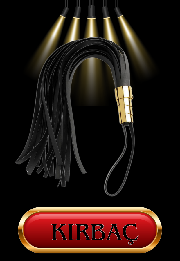 8 Parça Fantazi Seti | Gold Detaylı Peluş Kelepçe, Zincirli   Maske, Kırbaç ve Aksesuarlar