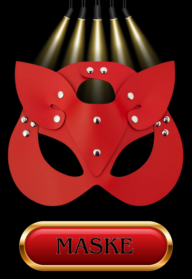 8 Parça Fantazi Seti | Kırmızı Peluş İç Yüzeyli Kelepçe Maske, Kırbaç ve Aksesuarlar