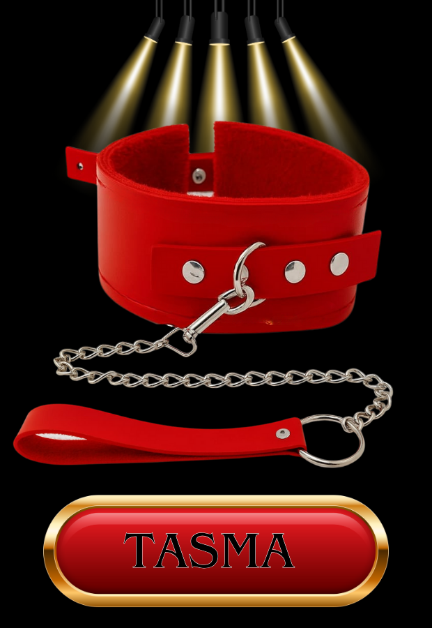 8 Parça Fantazi Seti | Kırmızı Peluş İç Yüzeyli Kelepçe Maske, Kırbaç ve Aksesuarlar