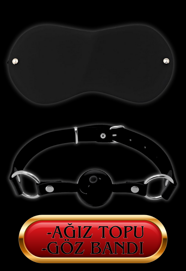 10 Parça Fantazi Seti | Peluş Kelepçe, Zincirli   Maske, Paddle, İp ve Aksesuarlar