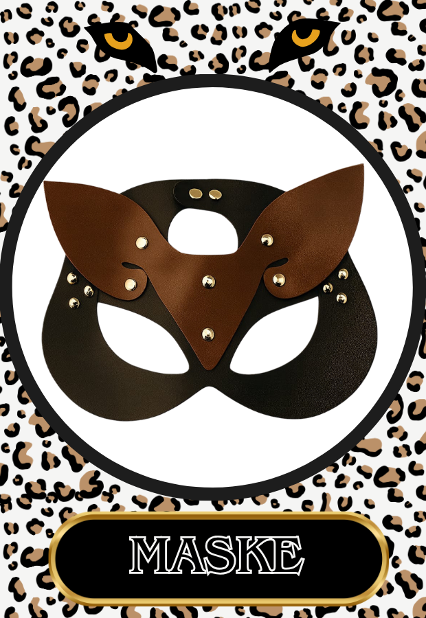 8 Parça Fantazi Seti | Leopar Peluş Detaylı Kelepçe, Zincirli   Maske, Kırbaç ve Aksesuarlar