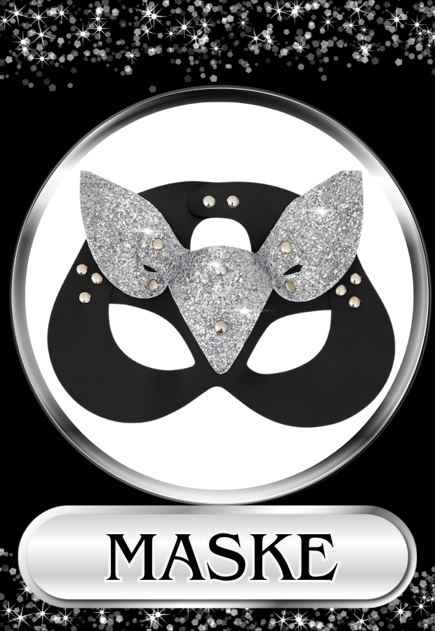 8 Parça Fantazi Seti | Gümüş Simli Peluş Kelepçe, Zincirli   Maske, Kırbaç ve Aksesuarlar