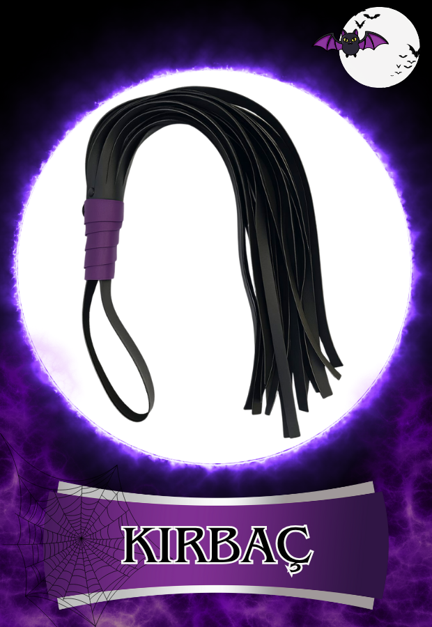 8 Parça Fantazi Seti | Mor Peluş Detaylı Kelepçe, Zincirli   Maske, Kırbaç ve Aksesuarlar