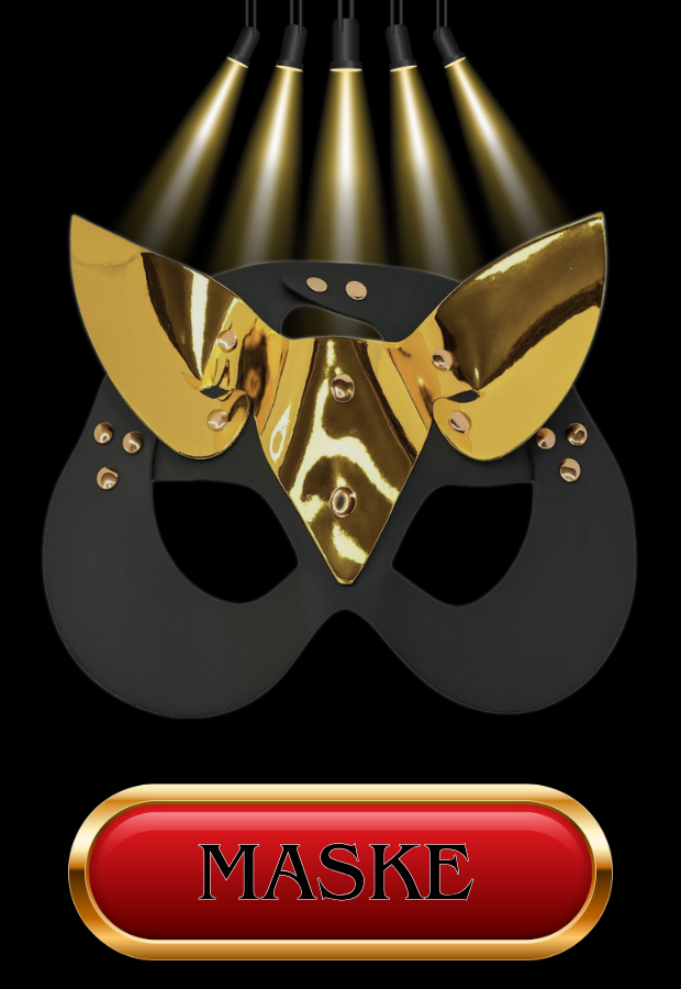 10 Parça Fantazi Seti | Gold Detaylı Peluş Kelepçe, Zincirli   Maske, Kırbaç ve Aksesuarlar