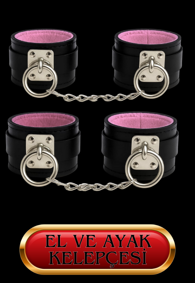 10 Parça Fantazi Seti | Pembe Peluş Kelepçe, Zincirli   Maske, Kırbaç, Tüy ve Aksesuarlar