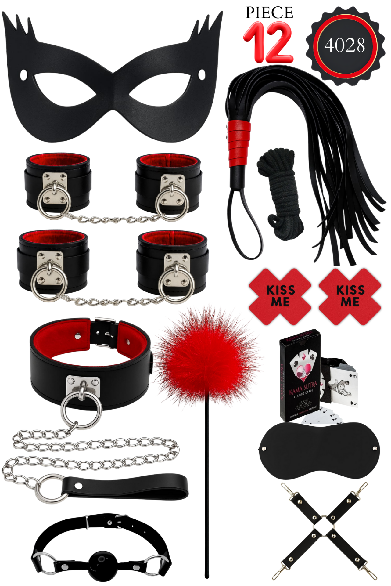 12 Parça Fantazi Seti – Fantezi Oyun Aksesuarları