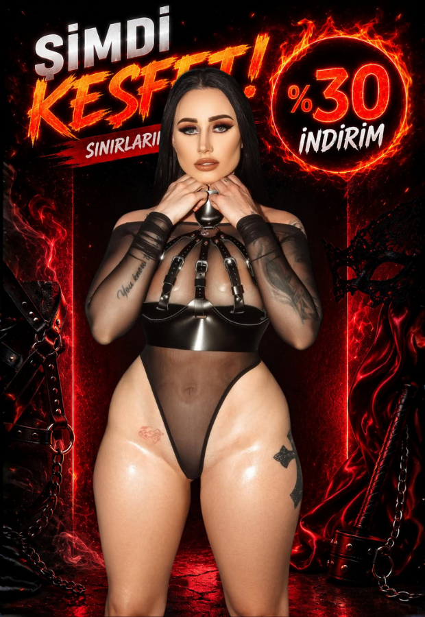 Siyah Tül Harness Fantazi Body