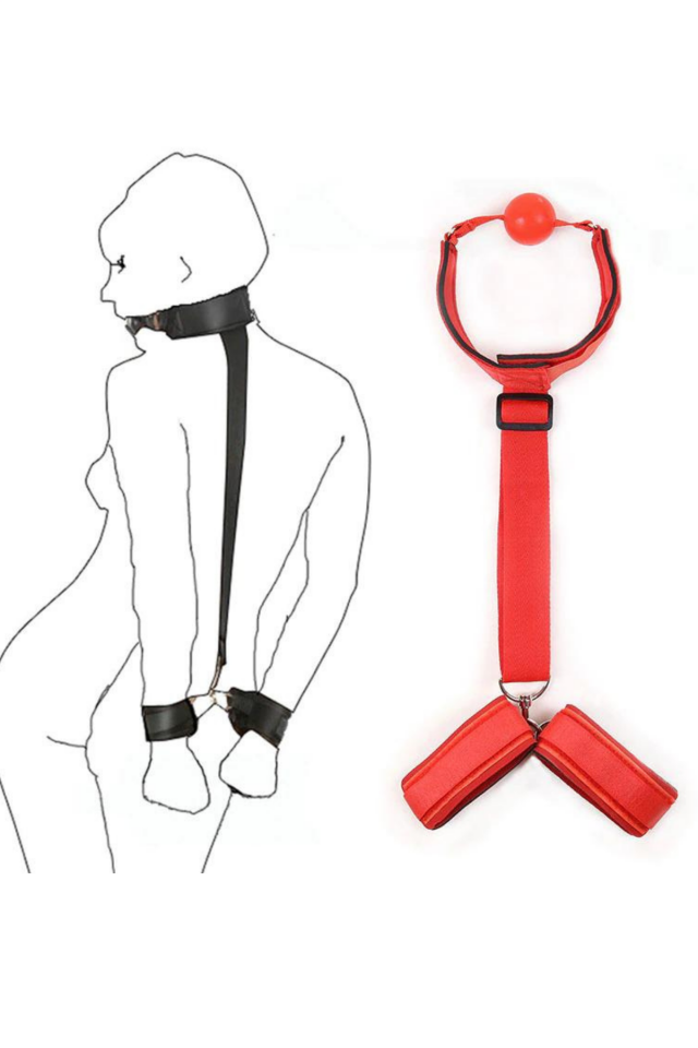 Kırmızı Ayarlanabilir Body Harness