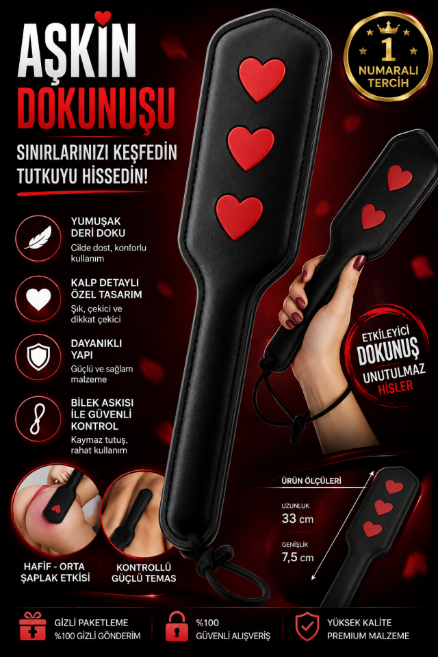 Kalpli Siyah Fantazi El Paddlesi